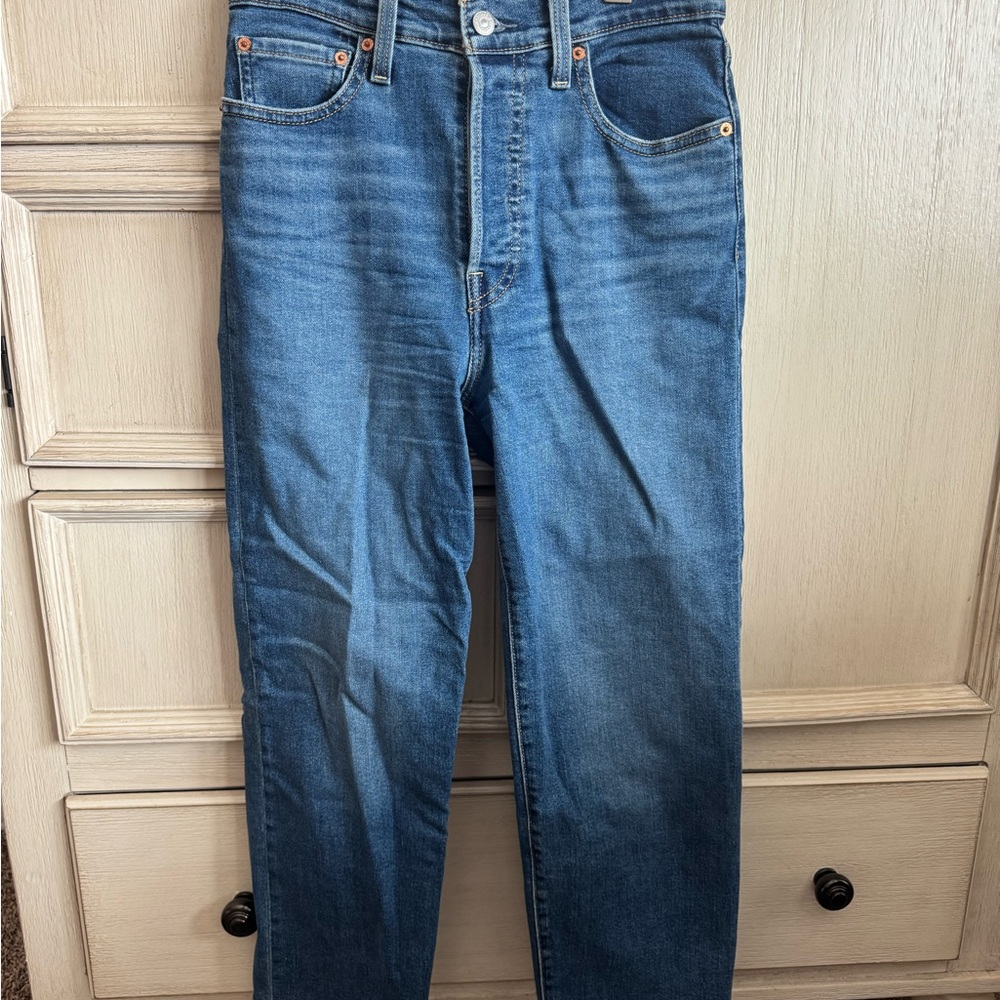 Levi's Classic Blue Wide Leg Jeans